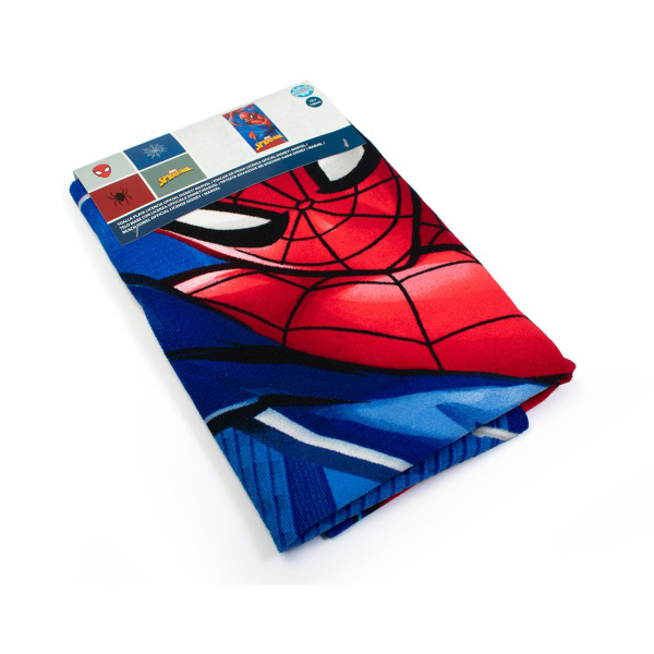 Παιδική Πετσέτα Θαλάσσης Microfiber (70x140) Dimcol Spider-Man 184 Blue