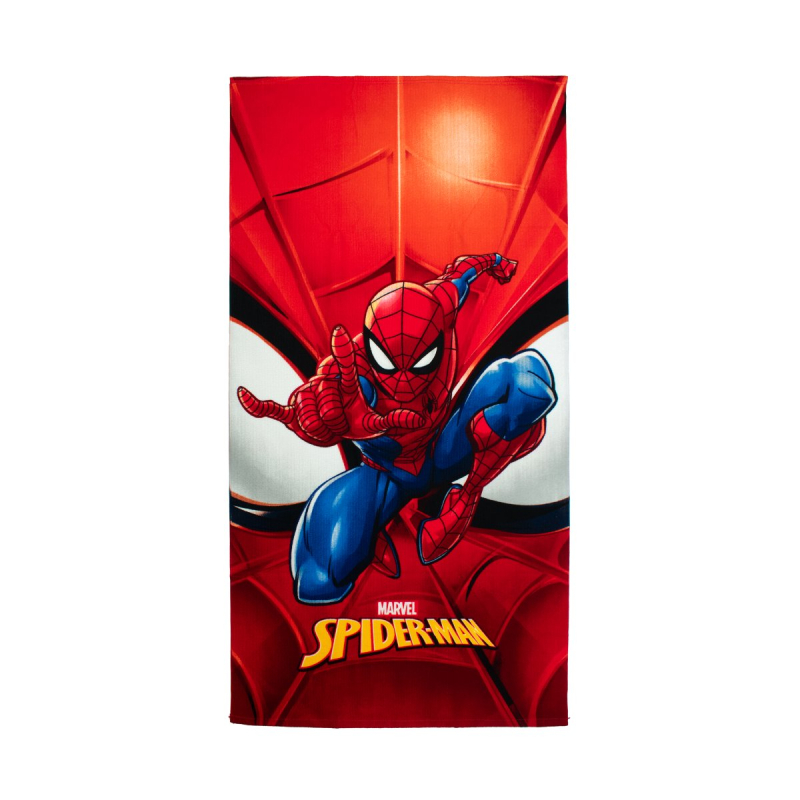 Παιδική Πετσέτα Θαλάσσης Microfiber (70x140) Dimcol Spider-Man 669 Red
