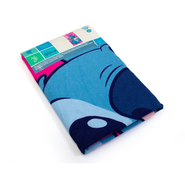 Παιδική Πετσέτα Θαλάσσης Microfiber (70x140) Dimcol Lilo & Stitch 118 Fuchsia