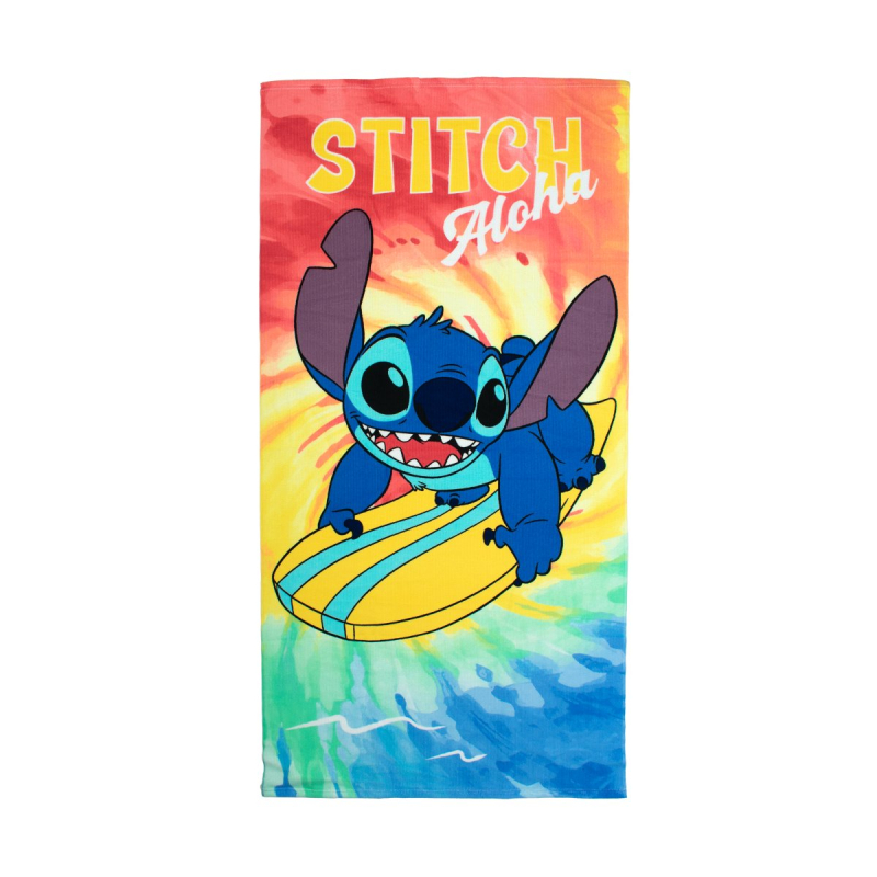 Παιδική Πετσέτα Θαλάσσης Microfiber (70x140) Dimcol Lilo & Stitch 159 Orange