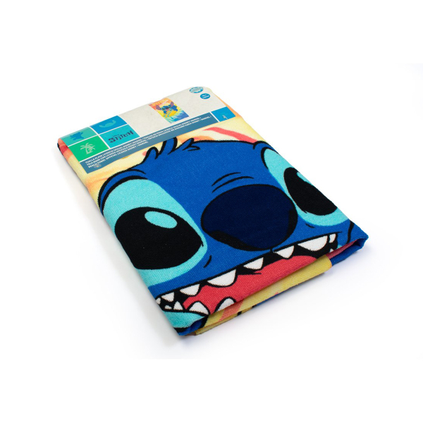 Παιδική Πετσέτα Θαλάσσης Microfiber (70x140) Dimcol Lilo & Stitch 159 Orange