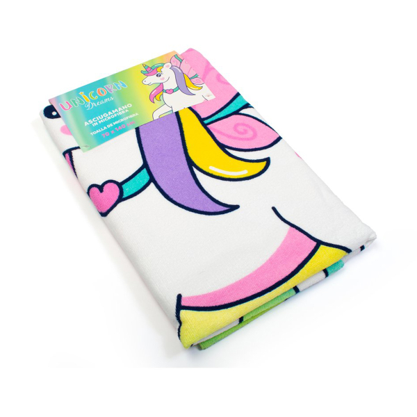 Παιδική Πετσέτα Θαλάσσης Microfiber (70x140) Dimcol Unicorn 458 Multi