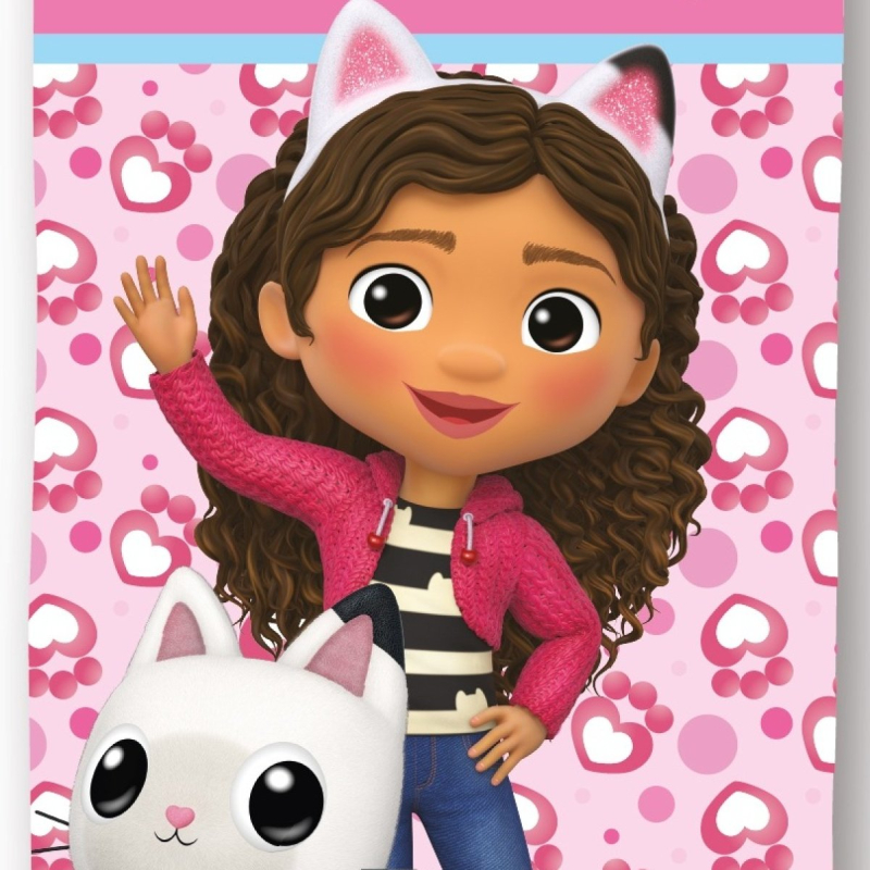 Παιδική Πετσέτα Θαλάσσης Microfiber (70x140) Dimcol Gabby's Dollhouse 113 Pink