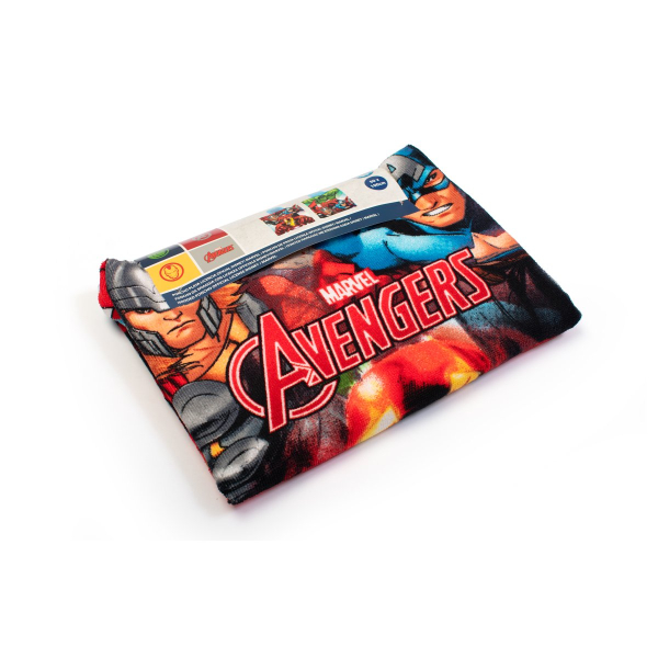 Παιδικό Πόντσο (50x100) Dimcol Avengers 198 White-Multi