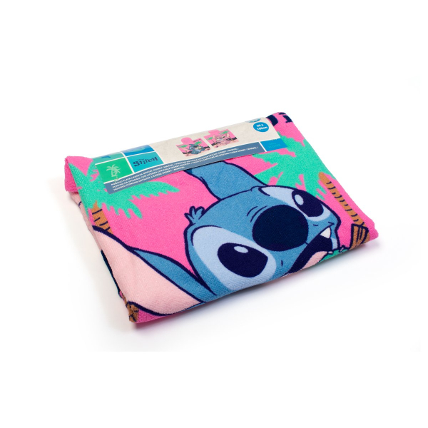 Παιδικό Πόντσο (50x100) Dimcol Lilo & Stitch 195 Baby Pink