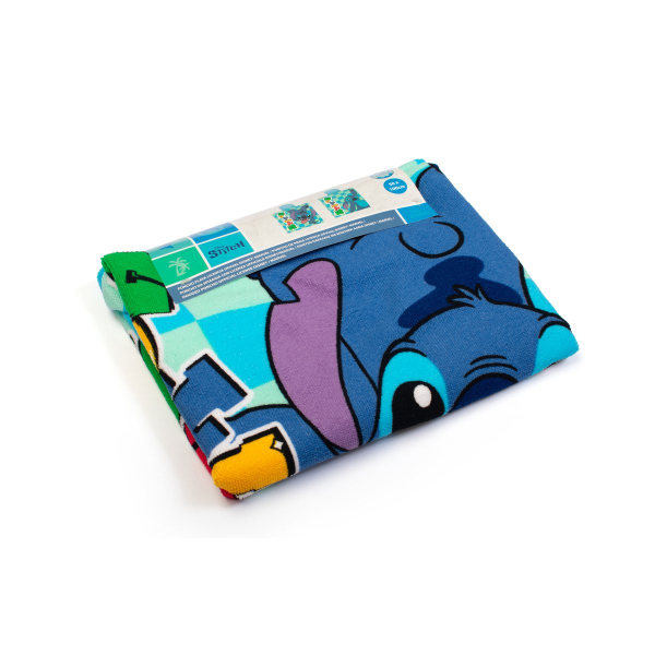 Παιδικό Πόντσο (50x100) Dimcol Lilo & Stitch 196 Aqua-Sky Blue