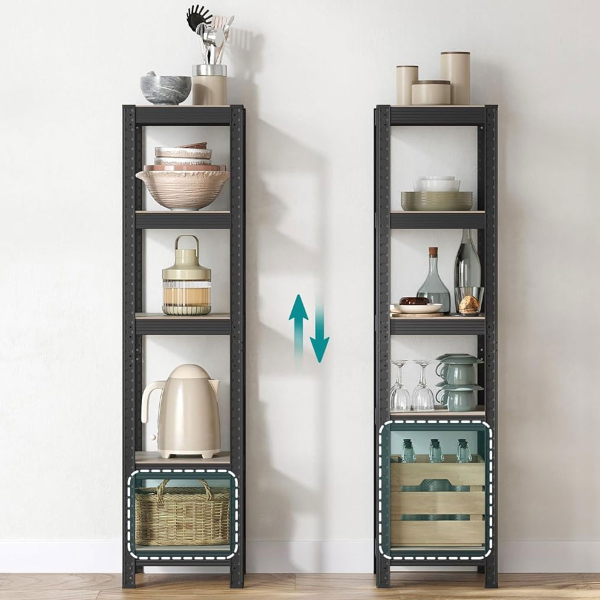 Μεταλλική Ραφιέρα Δαπέδου 5 Θέσεων (37x37x150) Songmics GLR037B11