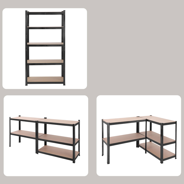 Μεταλλική Ραφιέρα Δαπέδου 5 Θέσεων (90x40x180) Songmics GLR040BZ03