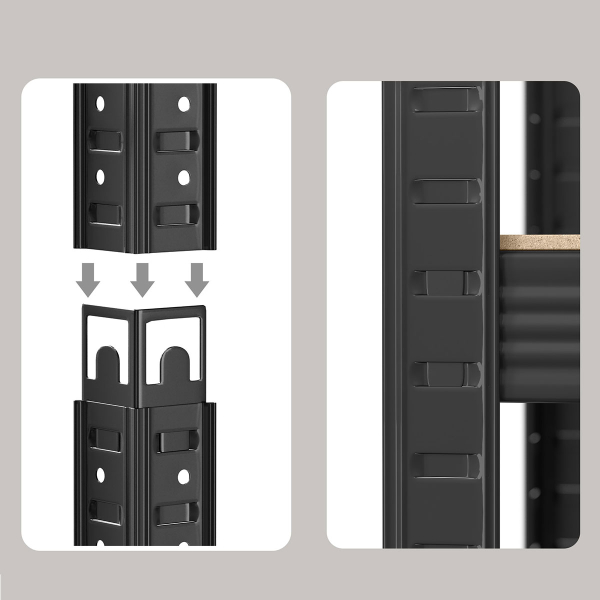 Μεταλλική Ραφιέρα Δαπέδου 5 Θέσεων (90x40x180) Songmics GLR040BZ03