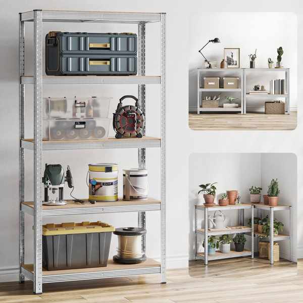 Μεταλλική Ραφιέρα Δαπέδου 5 Θέσεων (90x40x180) Songmics GLR040EZ03