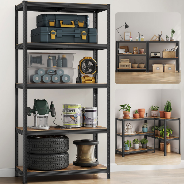 Μεταλλική Ραφιέρα Δαπέδου 5 Θέσεων (100x50x200) Songmics GLR050B11