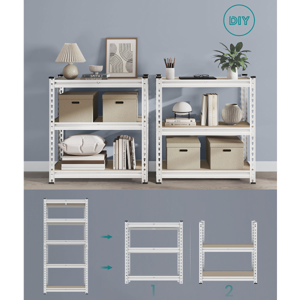 Μεταλλική Ραφιέρα Δαπέδου 5 Θέσεων (70x30x150) Songmics GLR300EZ03