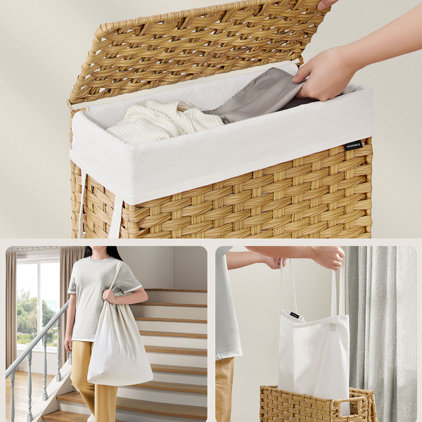 Καλάθι Απλύτων 55Lit (46x20x61) Songmics LCB164N01