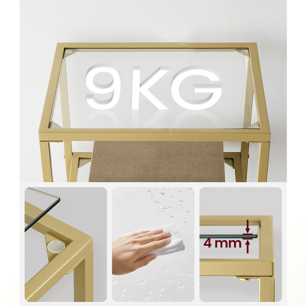 Ραφιέρα Δαπέδου 4 Θέσεων (40x30x95) Vasagle LGT28G