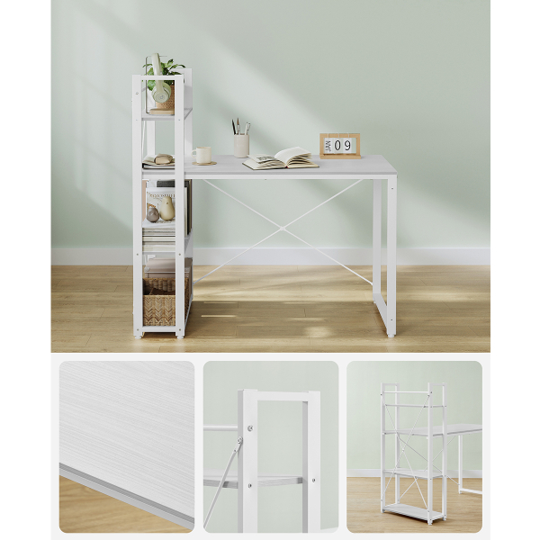 Γραφείο Υπολογιστή Με 3 Ράφια (120x56x120) Vasagle LWD048W44V1