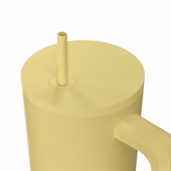 Κούπα Θερμός Με Λαβή & Καλαμάκι 900ml Estia Save The Aegean Tumbler Sunbeam 01-41496