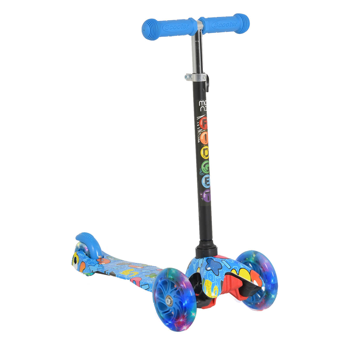 Παιδικό Πατίνι Τρίτροχο (3+ Ετών) Moni Fidget Blue