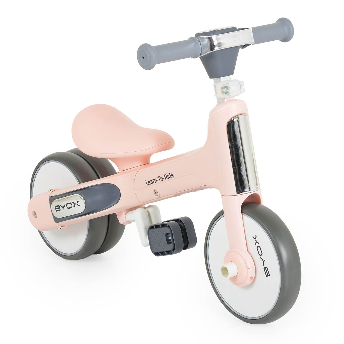 Ποδήλατο Ισορροπίας (2+ Ετών/ Έως 30kg) Byox Learn To Ride 2 In 1 Ροζ