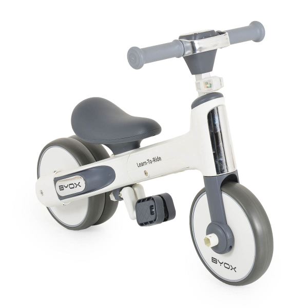 Ποδήλατο Ισορροπίας (2+ Ετών/ Έως 30kg) Byox Learn To Ride 2 In 1 White