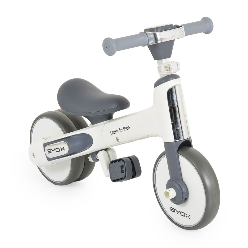 Ποδήλατο Ισορροπίας (2+ Ετών/ Έως 30kg) Byox Learn To Ride 2 In 1 White