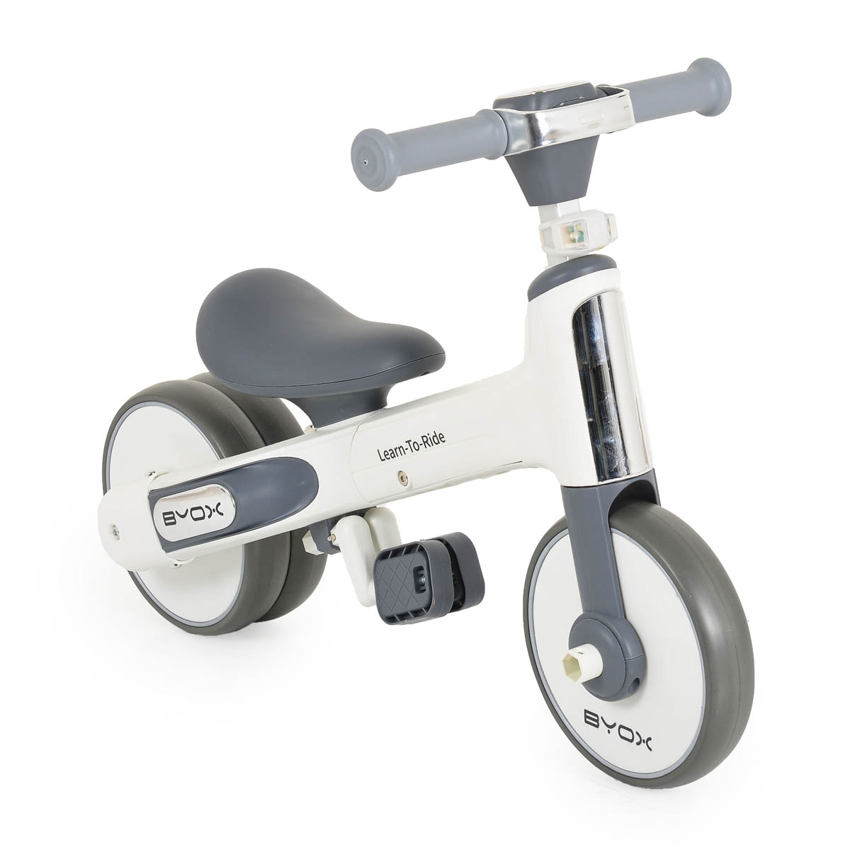 Ποδήλατο Ισορροπίας (2+ Ετών/ Έως 30kg) Byox Learn To Ride 2 In 1 White