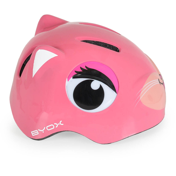 Παιδικό Κράνος Με Led (48-54cm) Byox Y26 Kati Pink