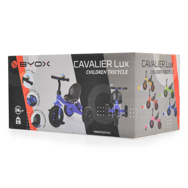 Ποδήλατο Τρίκυκλο (3+ Ετών) Byox Cavalier Lux Blue