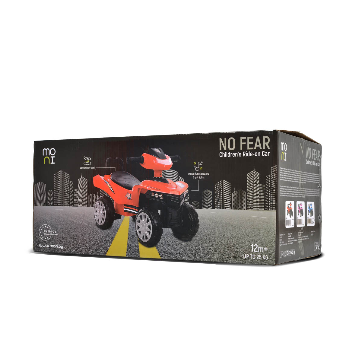 Περπατούρα - Ride On Moni Γουρούνα No Fear 999 Red φωτογραφία
