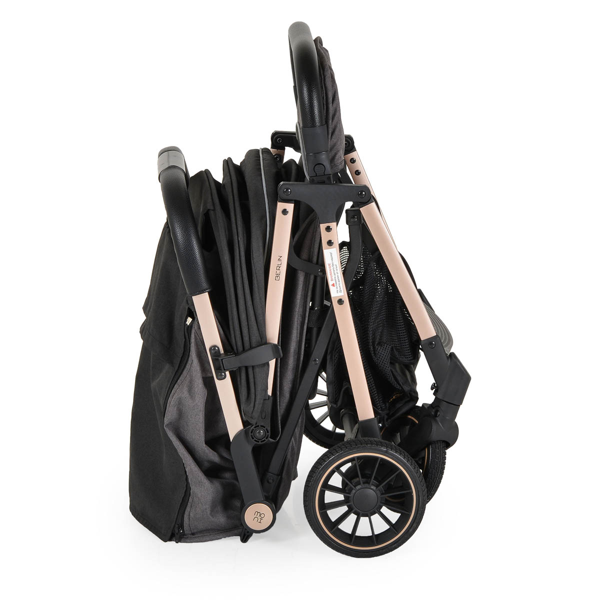 Καρότσι (0-48 Μηνών/Έως 22kg) Moni Berlin Premium Black φωτογραφία