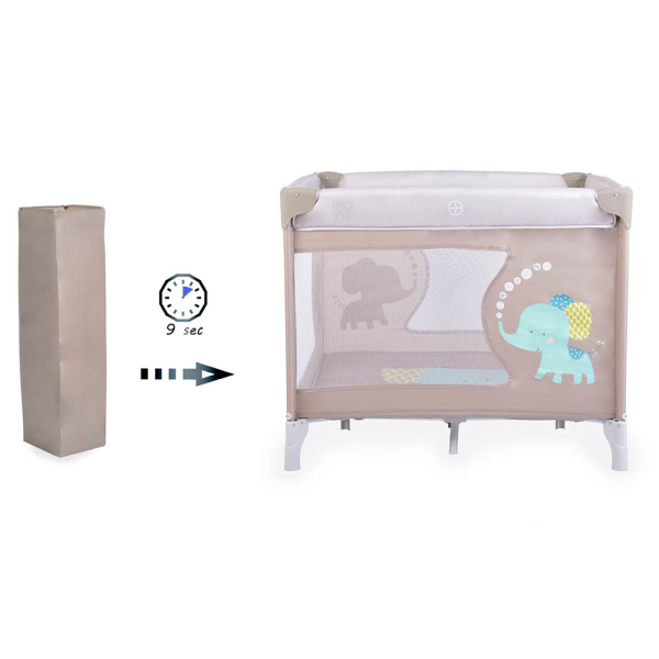 Πάρκο (0+ Μηνών/Έως 15kg) Moni Giant Grey