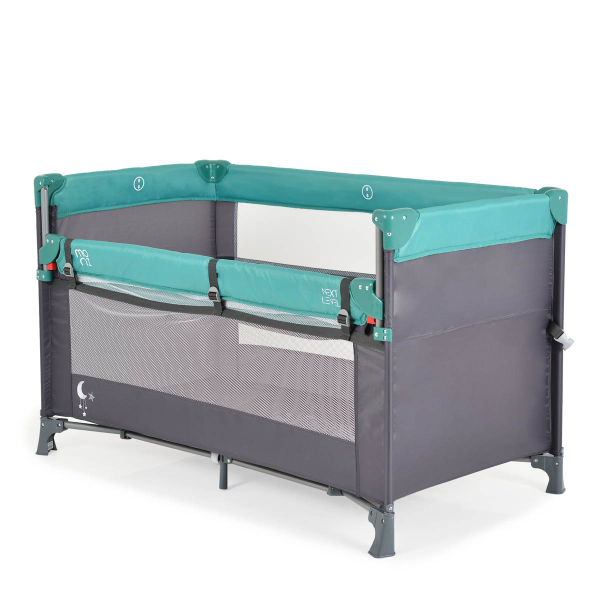 Παρκοκρέβατο 2 Θέσεων (0+ Μηνών/Έως 14kg) Moni Next level Turquoise