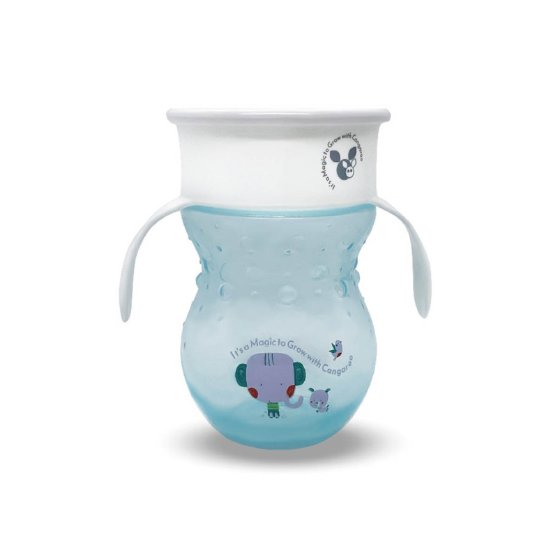 Ποτήρι Εκπαιδευτικό 270ml Cangaroo Magical 360 Blue C0669H