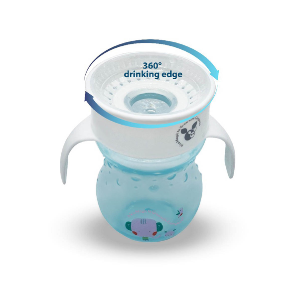 Ποτήρι Εκπαιδευτικό 270ml Cangaroo Magical 360 Blue C0669H