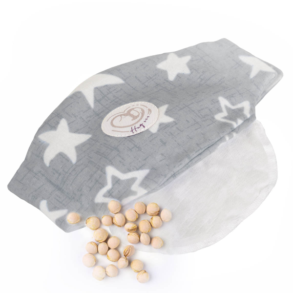 Θερμική Ζώνη Για Κολικούς Hugzzz Grey With White Stars