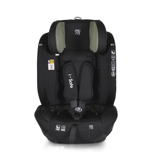 Κάθισμα Αυτοκινήτου ISOfix (76-150εκ. Ύψος) Moni i-Safe i-Size Green