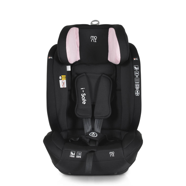 Κάθισμα Αυτοκινήτου ISOfix (76-150εκ. Ύψος) Moni i-Safe i-Size Pink