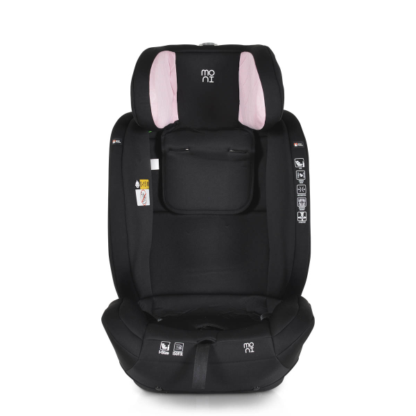 Κάθισμα Αυτοκινήτου ISOfix (76-150εκ. Ύψος) Moni i-Safe i-Size Pink