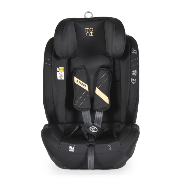 Κάθισμα Αυτοκινήτου ISOfix (76-150εκ. Ύψος) Moni Start i-Size Black