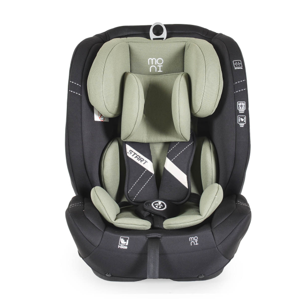 Κάθισμα Αυτοκινήτου ISOfix (76-150εκ. Ύψος) Moni Start i-Size Green