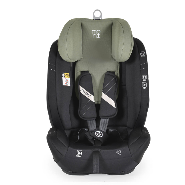 Κάθισμα Αυτοκινήτου ISOfix (76-150εκ. Ύψος) Moni Start i-Size Green