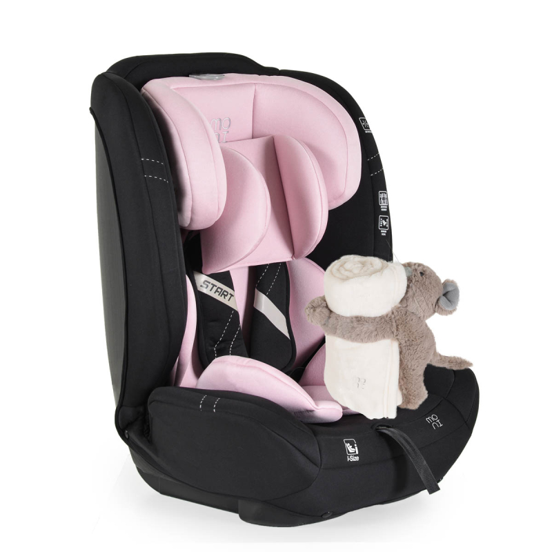 Κάθισμα Αυτοκινήτου ISOfix (76-150εκ. Ύψος) Moni Start i-Size Pink