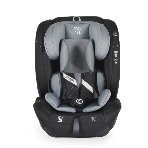 Κάθισμα Αυτοκινήτου ISOfix (76-150εκ. Ύψος) Moni Start i-Size Grey