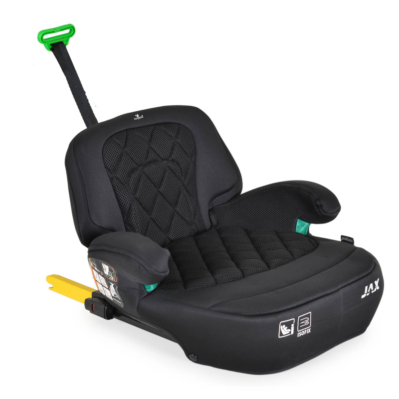 Κάθισμα Αυτοκινήτου Booster ISOfix (125 έως 150εκ. Ύψος) Cangaroo Jax i-Size Black