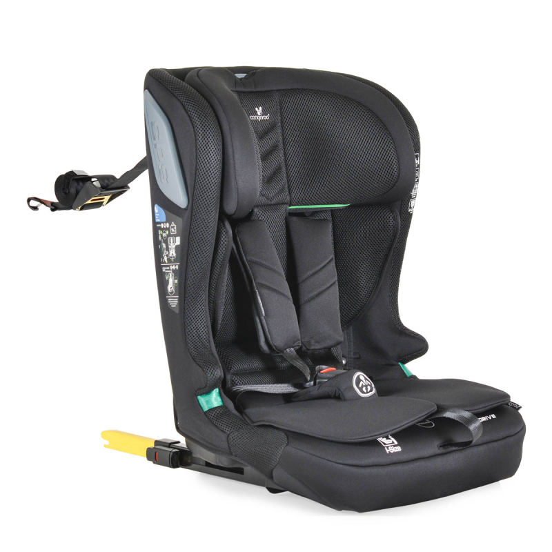 Κάθισμα Αυτοκινήτου (76-150εκ. Ύψος) Cangaroo iDrive i-Size Phantom Black