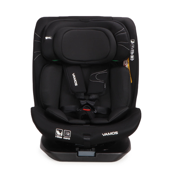 Κάθισμα Αυτοκινήτου ISOfix (40-150εκ. Ύψος) Moni Vamos i-Size Intense Black
