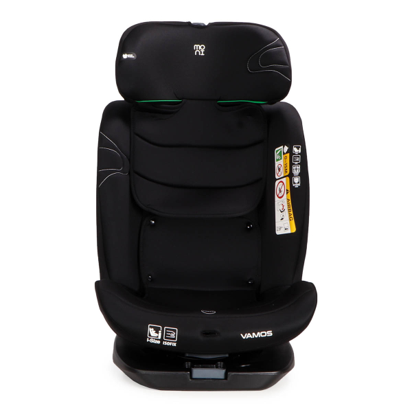 Κάθισμα Αυτοκινήτου ISOfix (40-150εκ. Ύψος) Moni Vamos i-Size Intense Black