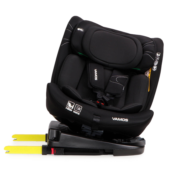 Κάθισμα Αυτοκινήτου ISOfix (40-150εκ. Ύψος) Moni Vamos i-Size Intense Black