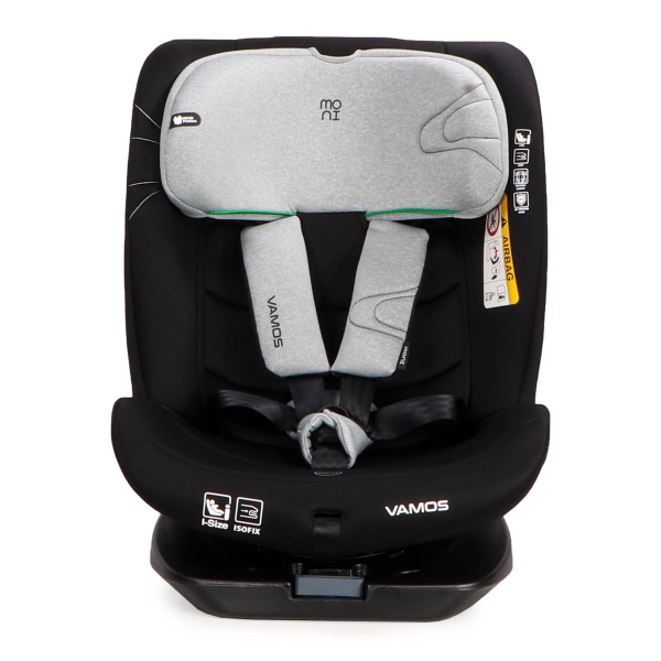 Κάθισμα Αυτοκινήτου ISOfix (40-150εκ. Ύψος) Moni Vamos i-Size Intense Stone Grey