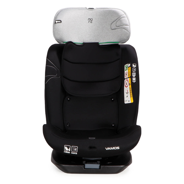 Κάθισμα Αυτοκινήτου ISOfix (40-150εκ. Ύψος) Moni Vamos i-Size Intense Stone Grey