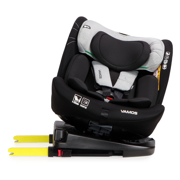 Κάθισμα Αυτοκινήτου ISOfix (40-150εκ. Ύψος) Moni Vamos i-Size Intense Stone Grey